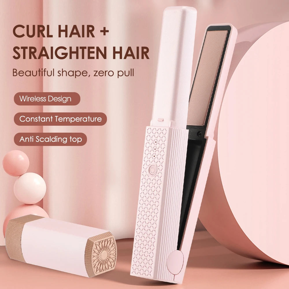 Cordless USB Hair Straightner